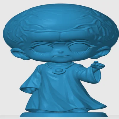 Mô hình Chibi Talosian phong cách Star Trek in 3D