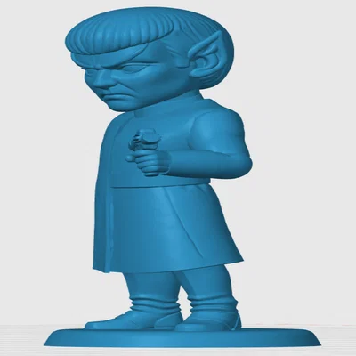 Mô hình 3D Romulan Chibi - Đồ chơi trang trí Star Trek cực chất