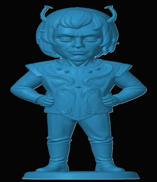 Mô hình 3D Andorian Inspired Chibi cho fan Star Trek - Image 1