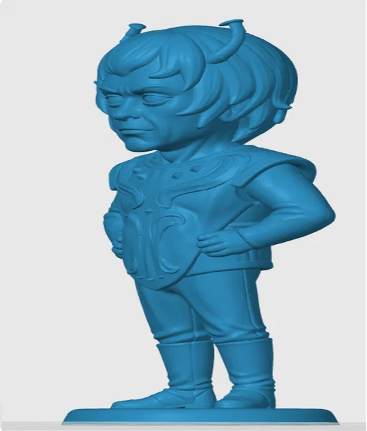 Mô hình 3D Andorian Inspired Chibi cho fan Star Trek - Image 2