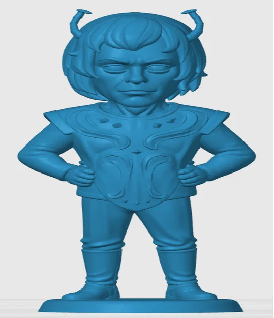 Mô hình 3D Andorian Inspired Chibi cho fan Star Trek - Image 3