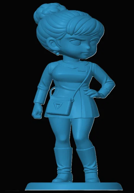 Mô hình 3D Yeoman Rand phong cách Chibi cho fan Star Trek - Image 1