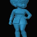 Mô hình 3D Yeoman Rand phong cách Chibi cho fan Star Trek - Thumbnail 1