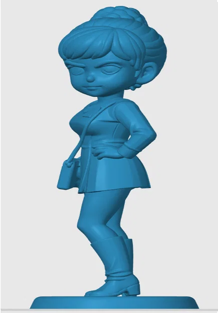 Mô hình 3D Yeoman Rand phong cách Chibi cho fan Star Trek - Image 2