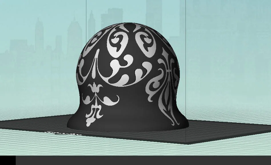 Chụp đèn (hoặc bình hoa) họa tiết Filigree - Image 3