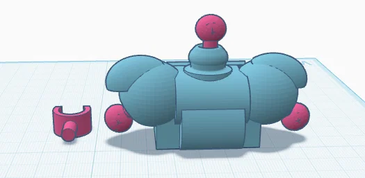 Mô hình 3D phần ngực nhân vật Fred - Thiết kế lắp ráp chi tiết - Image 2