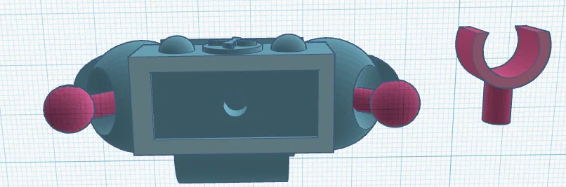 Mô hình 3D phần ngực nhân vật Fred - Thiết kế lắp ráp chi tiết - Image 3