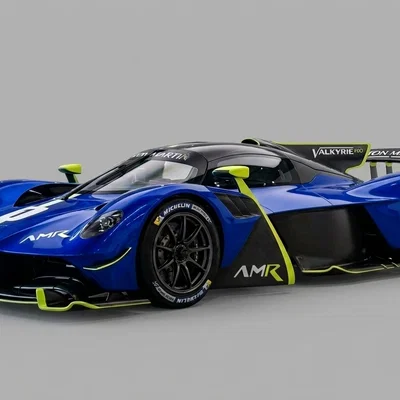 Mô hình 3D Aston Martin Valkyrie AMR Pro - Siêu xe đua chi tiết