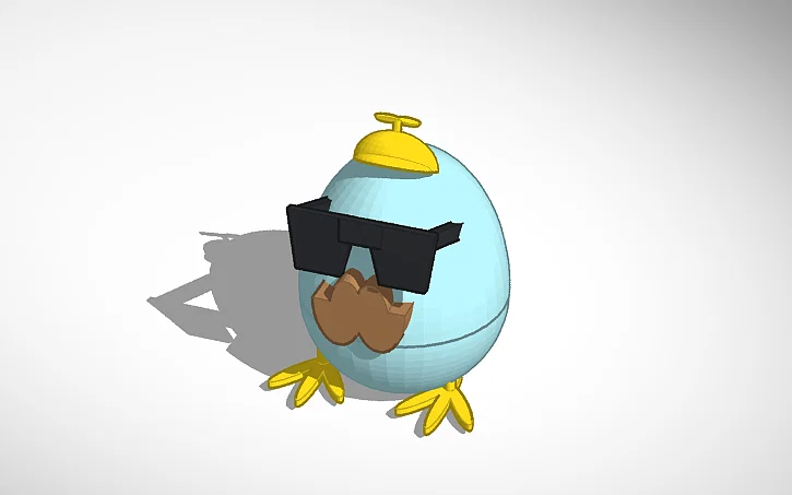 Mô hình Easter Egg Buddy 3D dễ thương trang trí bàn làm việc - Image 1