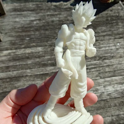 Mô hình 3D nhân vật Gogeta Blue Dragon Ball tối ưu in ấn