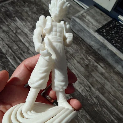 Mô hình 3D nhân vật Gogeta Blue Dragon Ball tối ưu in ấn