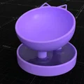 Bát ăn cho mèo chống kiến in 3D - Thiết kế thông minh sạch sẽ - Thumbnail 3