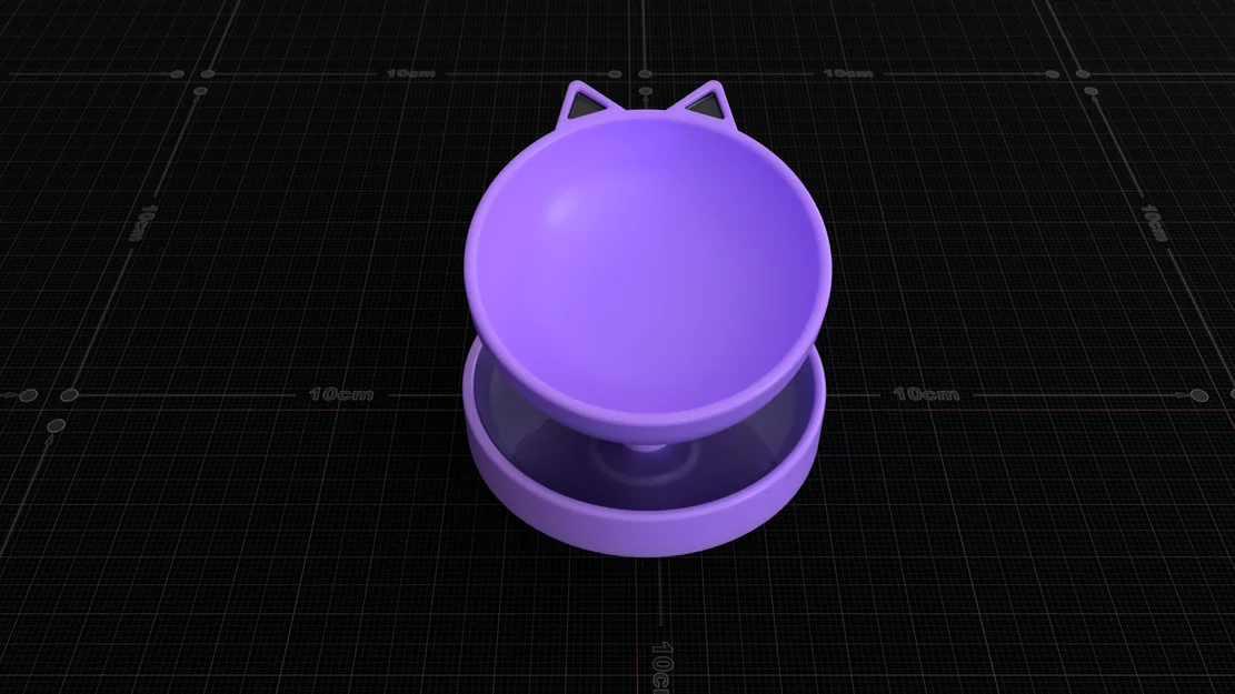 Bát ăn cho mèo chống kiến in 3D - Thiết kế thông minh sạch sẽ - Image 4