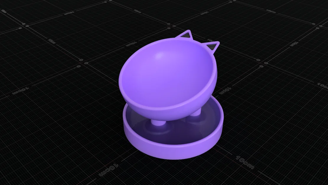 Bát ăn cho mèo chống kiến in 3D - Thiết kế thông minh sạch sẽ - Image 5