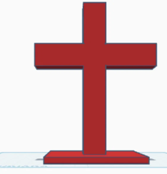 Mô hình Thánh giá trang trí để bàn in 3D tinh tế - Image 1