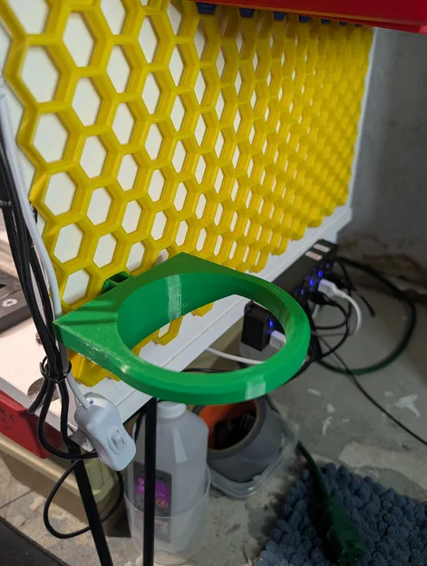 Giá treo máy sấy tóc và súng nhiệt cho hệ thống bảng treo HSW - Image 2