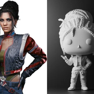 Mô hình Panam Palmer phong cách Funko Pop từ Cyberpunk 2077