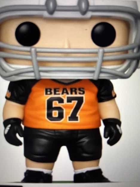 Mô hình cầu thủ bóng bầu dục phong cách Funko Pop tự in 3D - Image 1