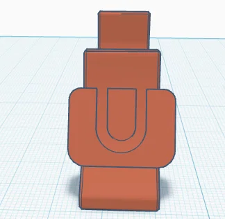 Chân đế dựng đứng máy Wii U (Wii U console stand) in 3D - Image 1