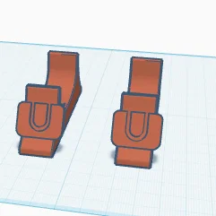Chân đế dựng đứng máy Wii U (Wii U console stand) in 3D
