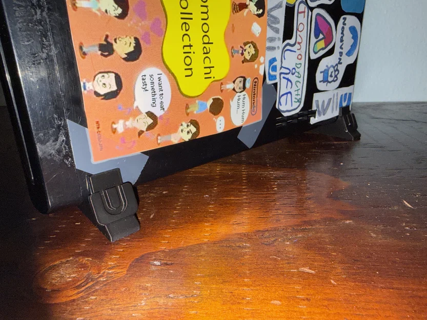 Chân đế dựng đứng máy Wii U (Wii U console stand) in 3D - Image 6