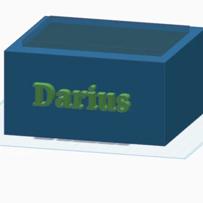 Hộp Đựng Đồ Cá Nhân (Basket) In 3D Độc Đáo Có Tên Riêng