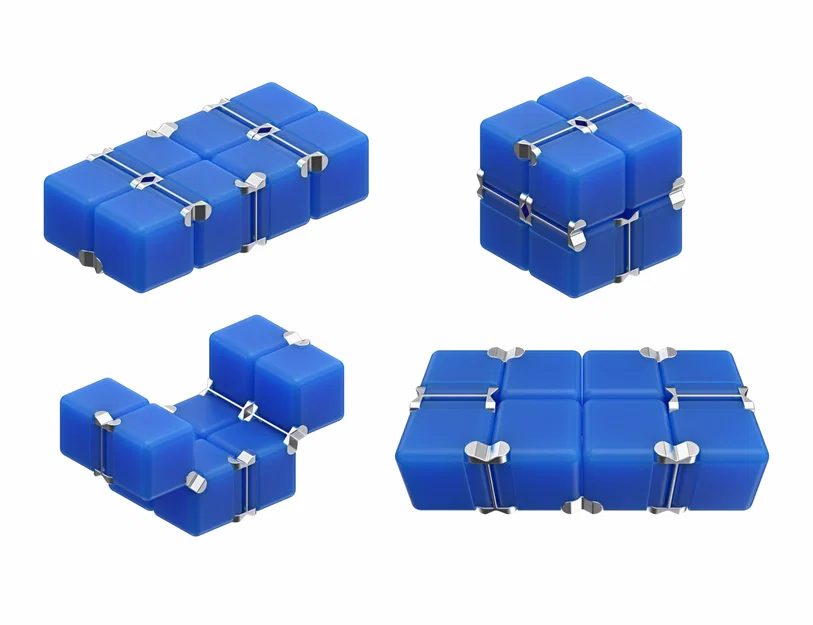 Infinity Cube: Đồ chơi giải trí vô tận in 3D cho đôi tay linh hoạt - Image 1