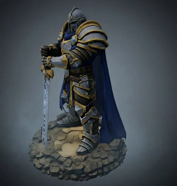 Bloodbound Realms – Con người – Hiệp sĩ Iron Covenant, Vệ binh Oathsworn (Mô hình STL 3D) - Image 2