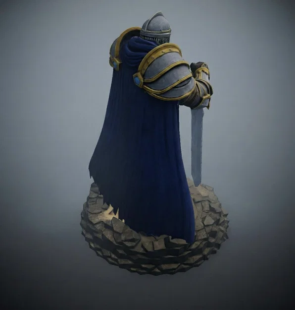 Bloodbound Realms – Con người – Hiệp sĩ Iron Covenant, Vệ binh Oathsworn (Mô hình STL 3D) - Image 3