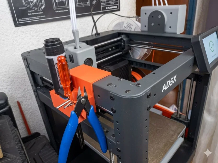 Khay Đựng Dụng Cụ Gọn Gàng Cho Máy In 3D Flashforge AD5X - Image 2