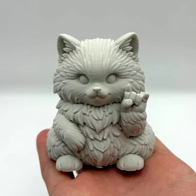 Chonky RockOn Kitten - Bé Mèo Rocker Ú Nu