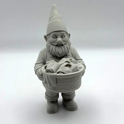 Mô hình Chú Lùn Giữ Vườn Đang Phơi Đồ (Laundry Garden Gnome)