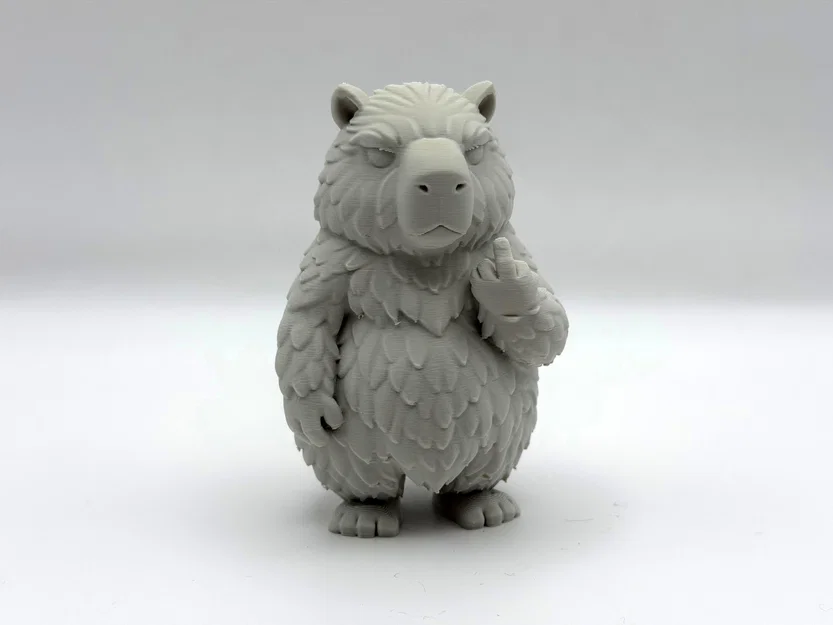Mô hình Capybara Giơ Ngón Tay Giữa (Middlefinger Capybara) - Image 2