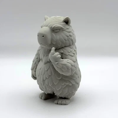 Mô hình Capybara Giơ Ngón Tay Giữa (Middlefinger Capybara)