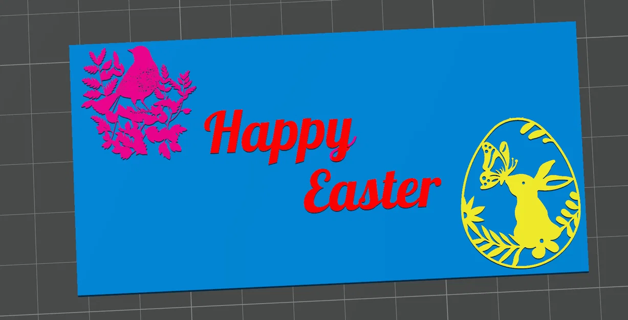 Bảng hiệu trang trí lễ Phục sinh (Easter sign) thiết kế tinh tế - Image 1