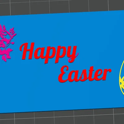 Bảng hiệu trang trí lễ Phục sinh (Easter sign) thiết kế tinh tế