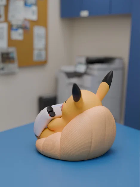 Mô hình Pikachu Controller Stand - Xbox và PS5 - Hơn 300+ mẫu trên Patreon - Image 4