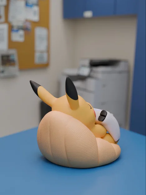 Mô hình Pikachu Controller Stand - Xbox và PS5 - Hơn 300+ mẫu trên Patreon - Image 5