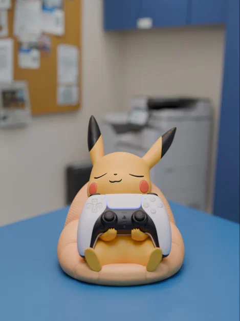 Mô hình Pikachu Controller Stand - Xbox và PS5 - Hơn 300+ mẫu trên Patreon - Image 6