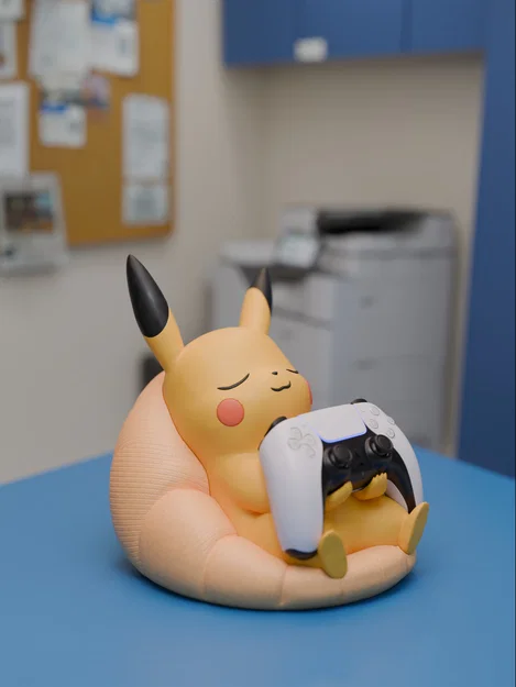 Mô hình Pikachu Controller Stand - Xbox và PS5 - Hơn 300+ mẫu trên Patreon - Image 7