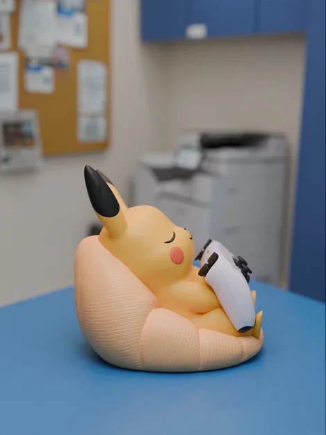 Mô hình Pikachu Controller Stand - Xbox và PS5 - Hơn 300+ mẫu trên Patreon - Image 8