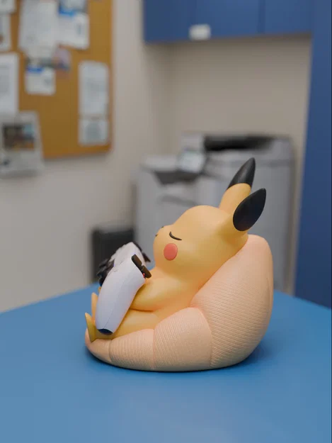 Mô hình Pikachu Controller Stand - Xbox và PS5 - Hơn 300+ mẫu trên Patreon - Image 9