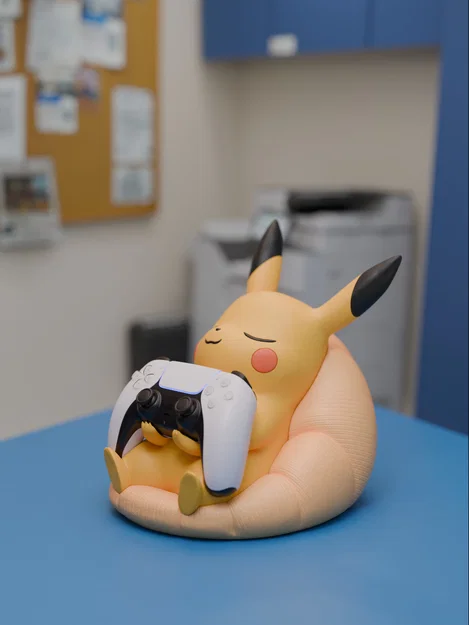 Mô hình Pikachu Controller Stand - Xbox và PS5 - Hơn 300+ mẫu trên Patreon - Image 10