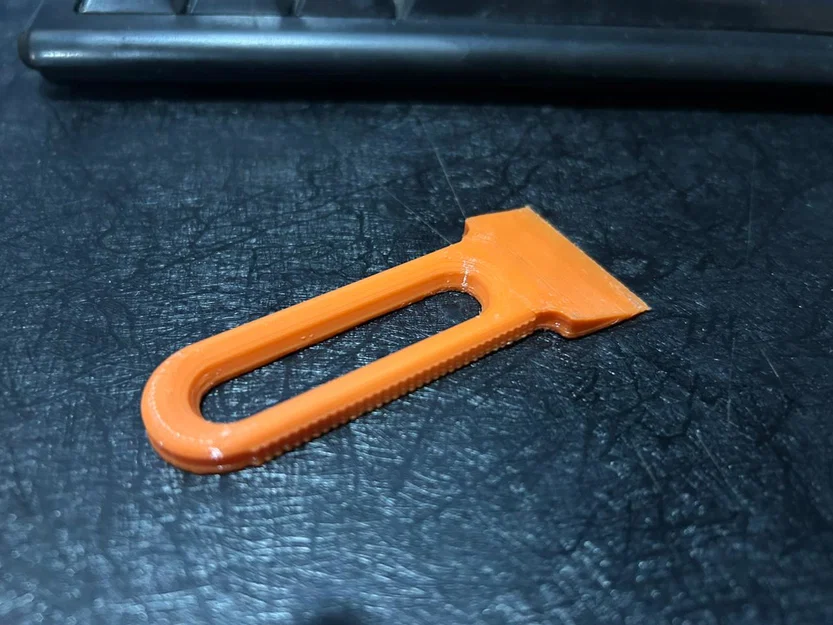 ErgoGrip Bed Scraper – Lưỡi Nạy Bàn In Góc Nghiêng + Tay Cầm Vân Nhám (Không Trầy Bàn) - Image 2