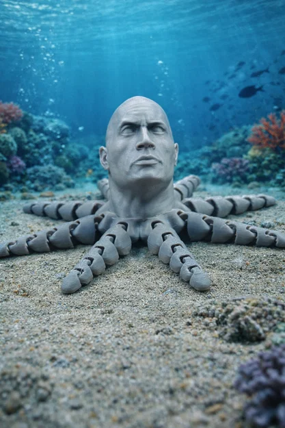Mô hình Dwayne "The Rocktopus" Johnson - Image 1