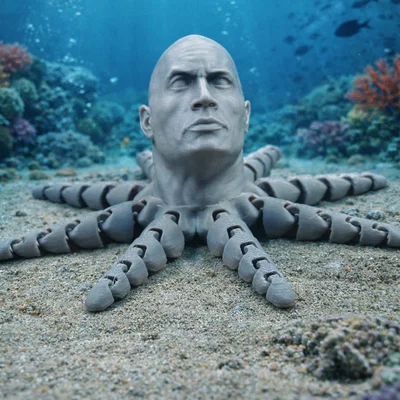 Mô hình Dwayne "The Rocktopus" Johnson