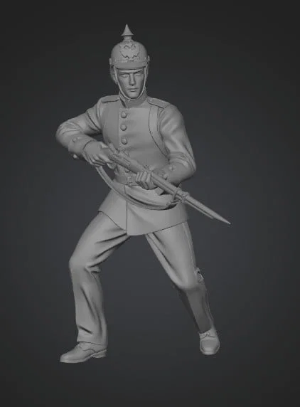 Mô hình 3D Lính Cảnh vệ Tổng thống Colombia (Guardia presidencial) - Image 1