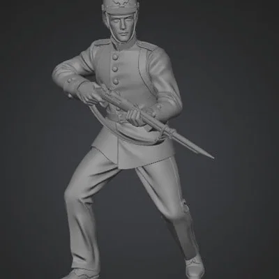 Mô hình 3D Lính Cảnh vệ Tổng thống Colombia (Guardia presidencial)