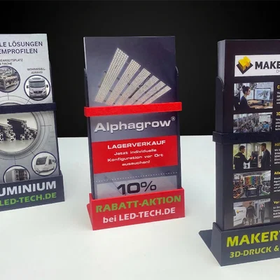 Kệ Đựng Tờ Rơi DIN LONG Tùy Chỉnh Dễ In