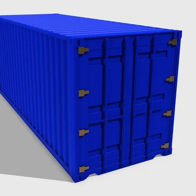 Mô hình thùng container 3D - File in STL chi tiết